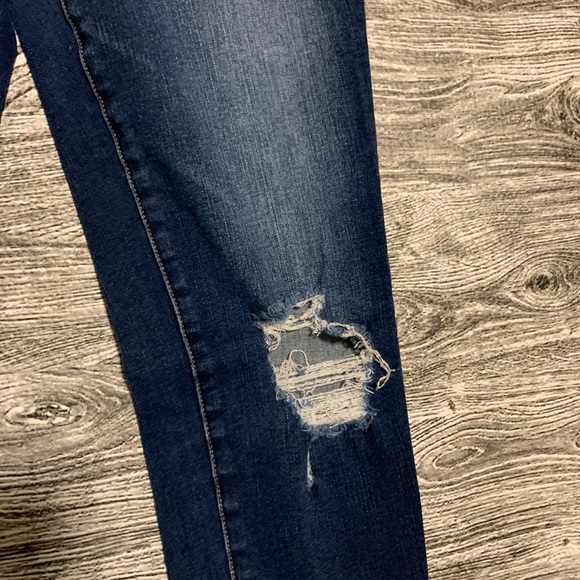 American Eagle Distressed Skinny Jeans 4 long - Picture 4 of 8